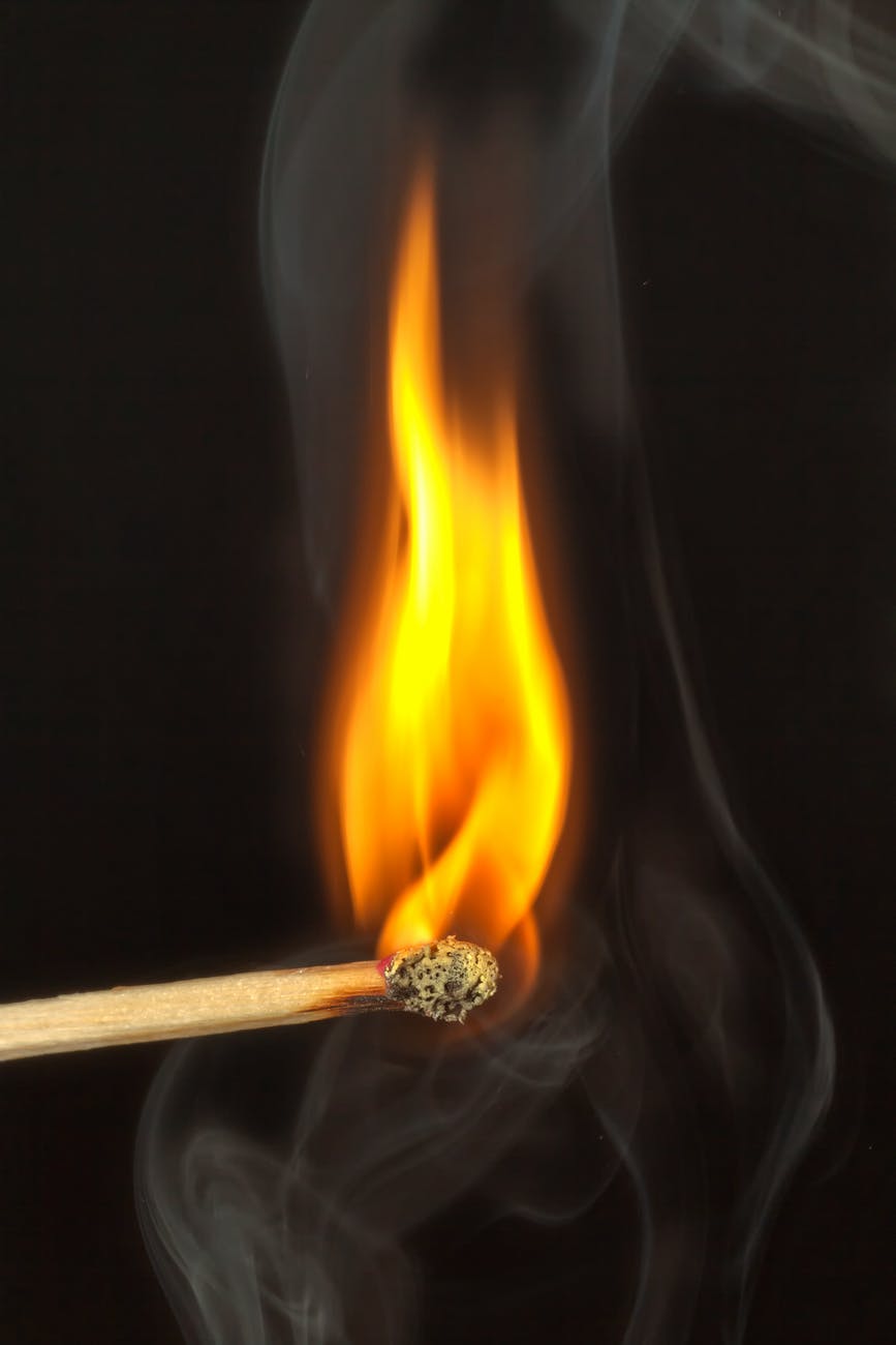 Fire at Health Ministry