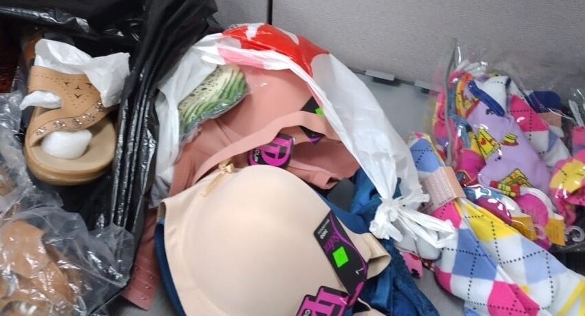 Police Arrest Man with Stolen Lingerie, 18 Pairs of Shoes