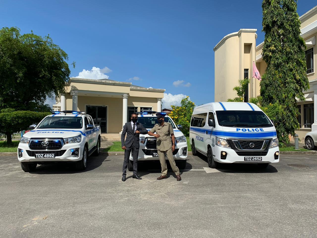 Chaguanas Borough Gets 3 Police Vehicles - AZP News