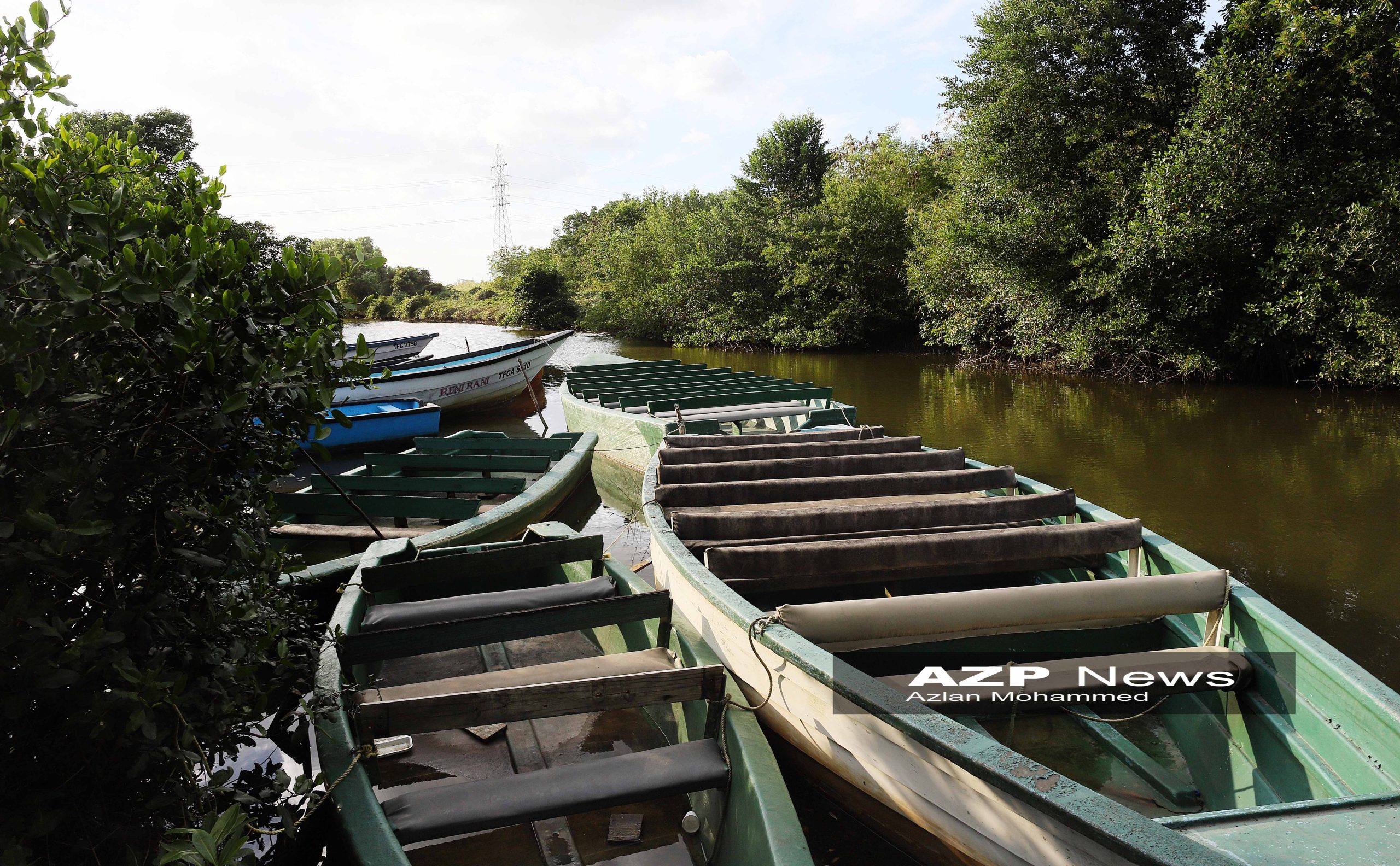 weather, Tour boats that Caroni Swamp