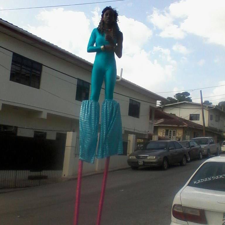 Pregnant on Stilts: Brizan Just Does It for 2nd Queen of Carnival Title