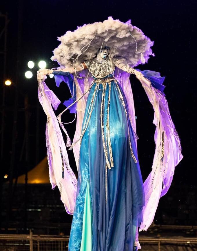 Pregnant on Stilts: Brizan Just Does It for 2nd Queen of Carnival Title