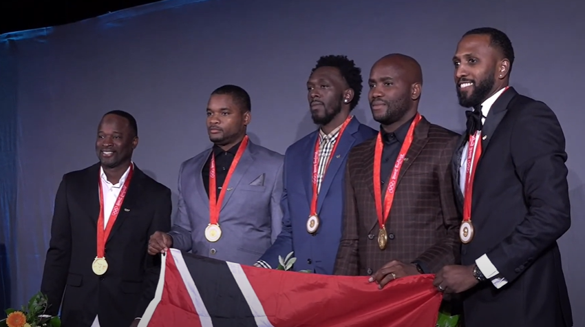  Olympic Gold for 4x100M Team TTO