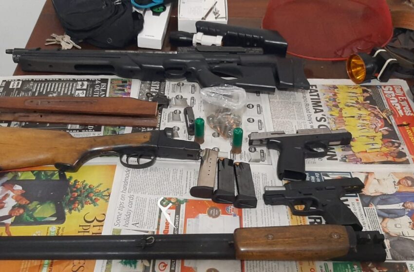  Gasparillo Man Held with 3 Guns, Bullets