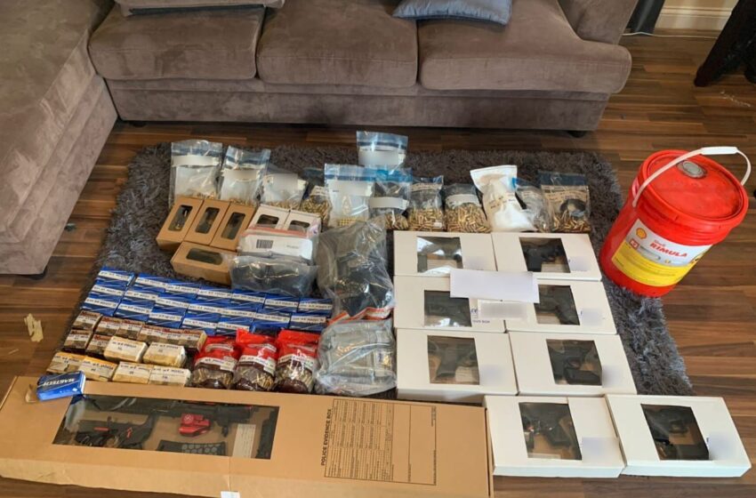  Guns, Parts, Bullets Found at Victoria Keys