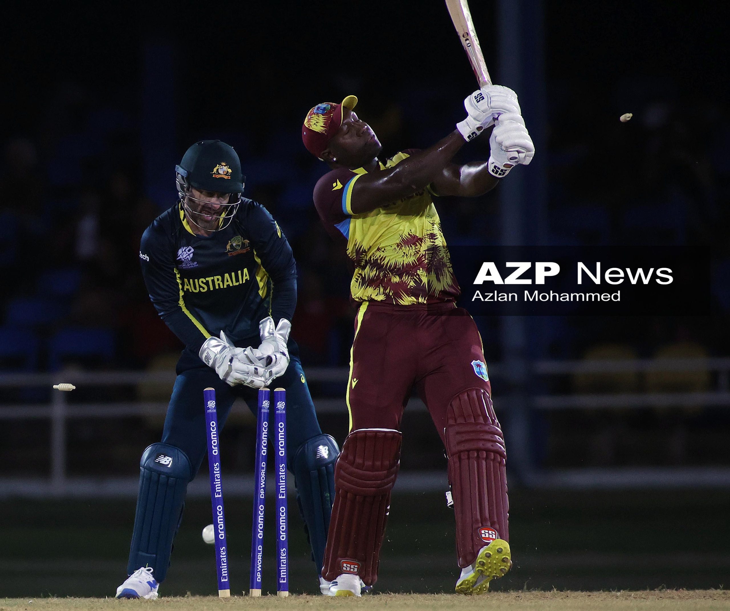 Powell Bowled Tim David 52