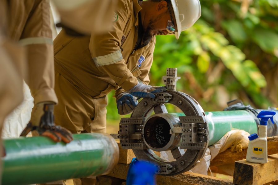 Work on the Ocelot project. Photo: bpTT