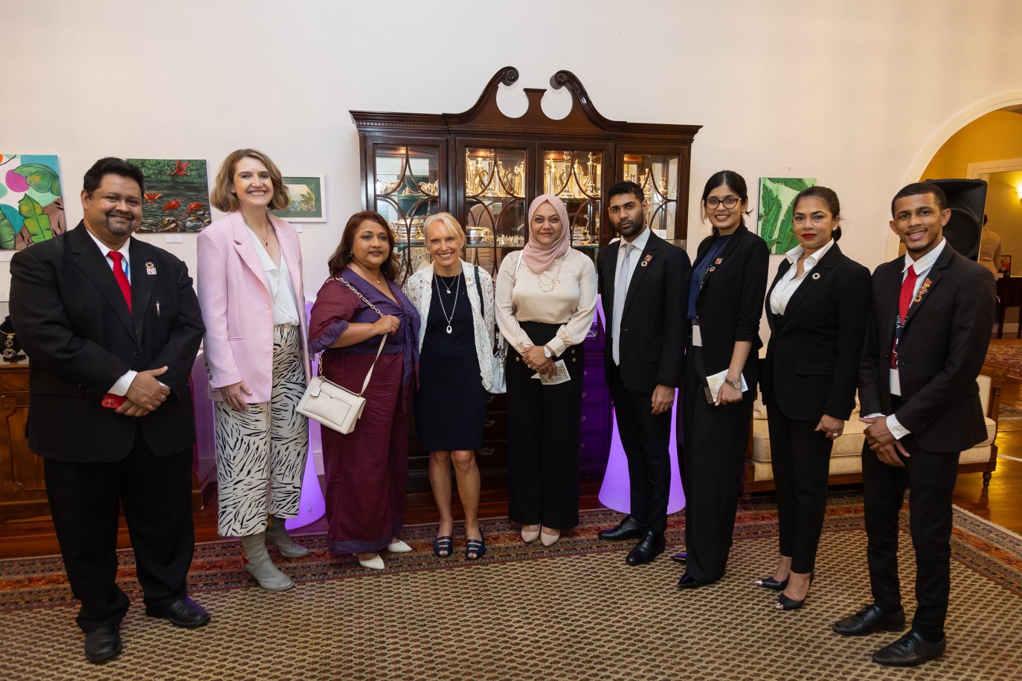 16 Days of Activism Against Gender-Based Violence jewellery action at the British High Commissioner residence