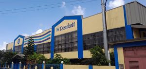 Caption: DESALCOTT'S administration office, Frederick Settlement Industrial Estate, Caroni. AZP News/Sue-Ann Wayow