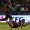 Andre Russell, left, watches as Saurabh Netravalkar of TKR, takes the catch to dismiss Johnson Charles of Saint Lucia Kings. Photo: CPL T20 via Getty Images