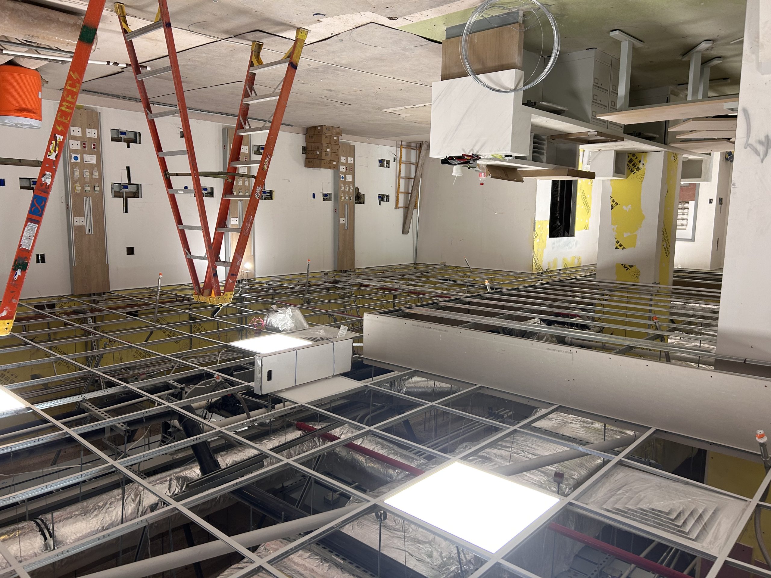 Unfinished works at the Central Block of the Port of Spain General Hospital. AZP News/Alicia Chamely