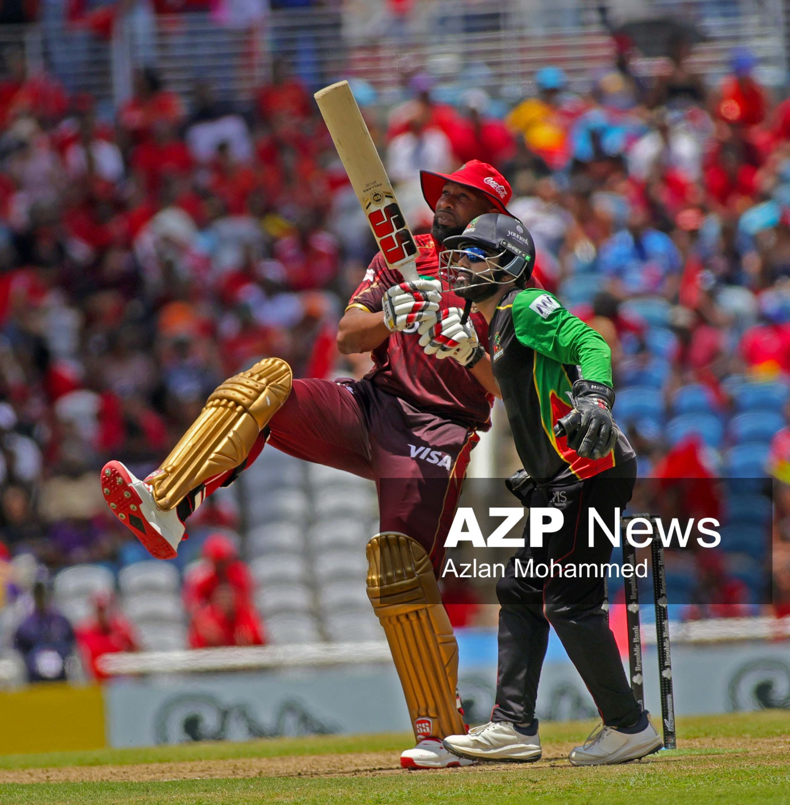 WK M Rizwan turned spectatator after Polly smashed a 6