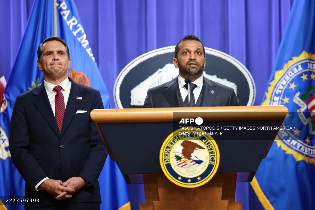 U.S. Department Of Justice Holds A Press Conference On Tuesday Afternoon