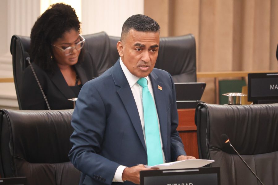 Caption: Davendranath Tancoo. Photo: T&T Parliament