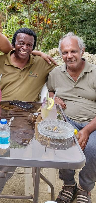 Caption: Kenneth Gill and Bernard Mahabir 