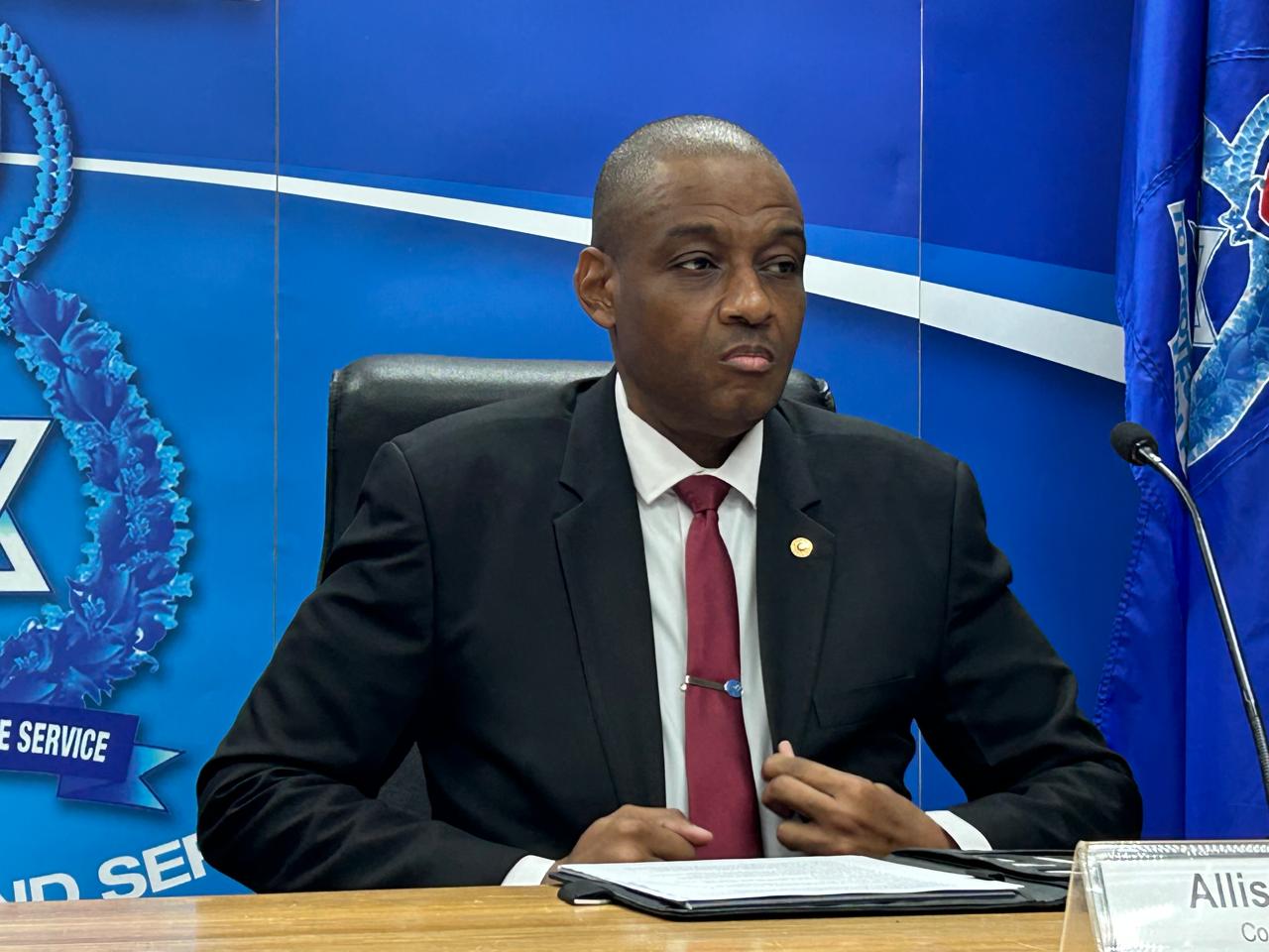 Caption: Commissioner of Police Allister Guevarro. AZP News/Alicia Chamely