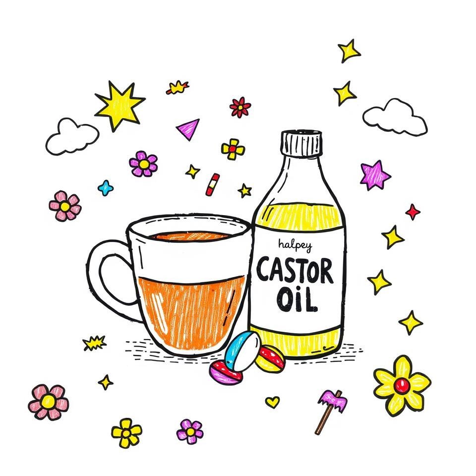 Coffee and castor oil