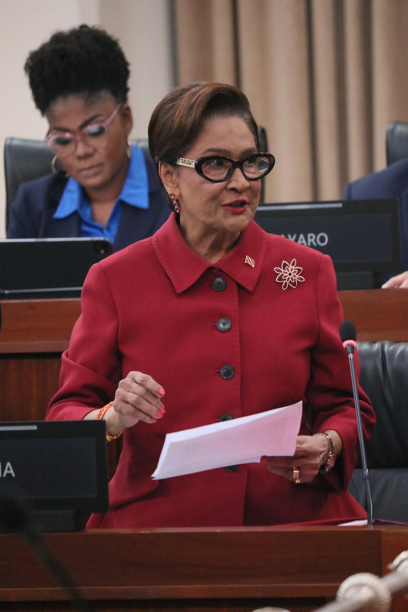 Prime Minister Kamla Persad-Bissessar. Photo: T&T Parliament211