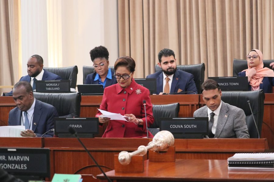 Prime Minister Kamla Persad-Bissessar. Photo: T&T Parliament